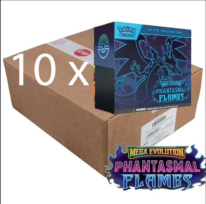 Phantasmal Flames Elite Trainer Box Sealed Case