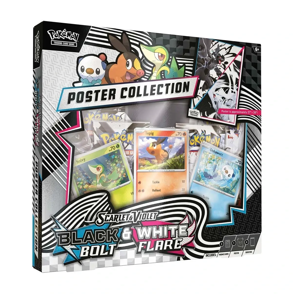 Pokémon TCG: Unova Poster Collection - Black Bolt & White Flare
